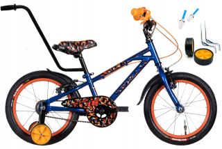 Detský bicykel Formula ACTIVE, 16" koleso, modrý